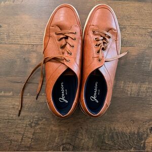 Jousen Men's Brown Leather Oxfords